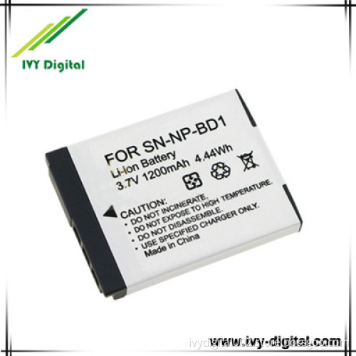 Camera Battery for Sony NP-BD1 with 1200mAh